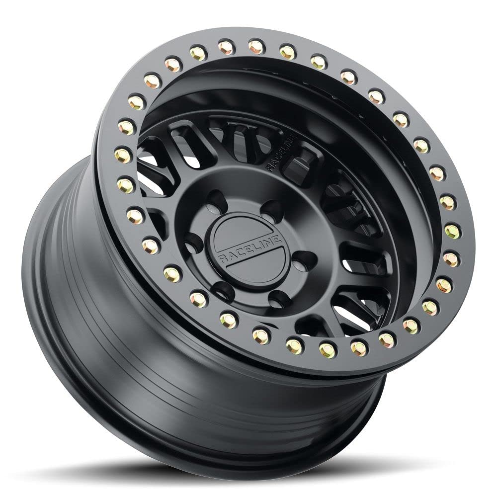 Raceline RT951B Ryno BEADLOCK Black Wheel with Titanium (1 x 1 mm, 12 mm Offset 17 x 9. inches)