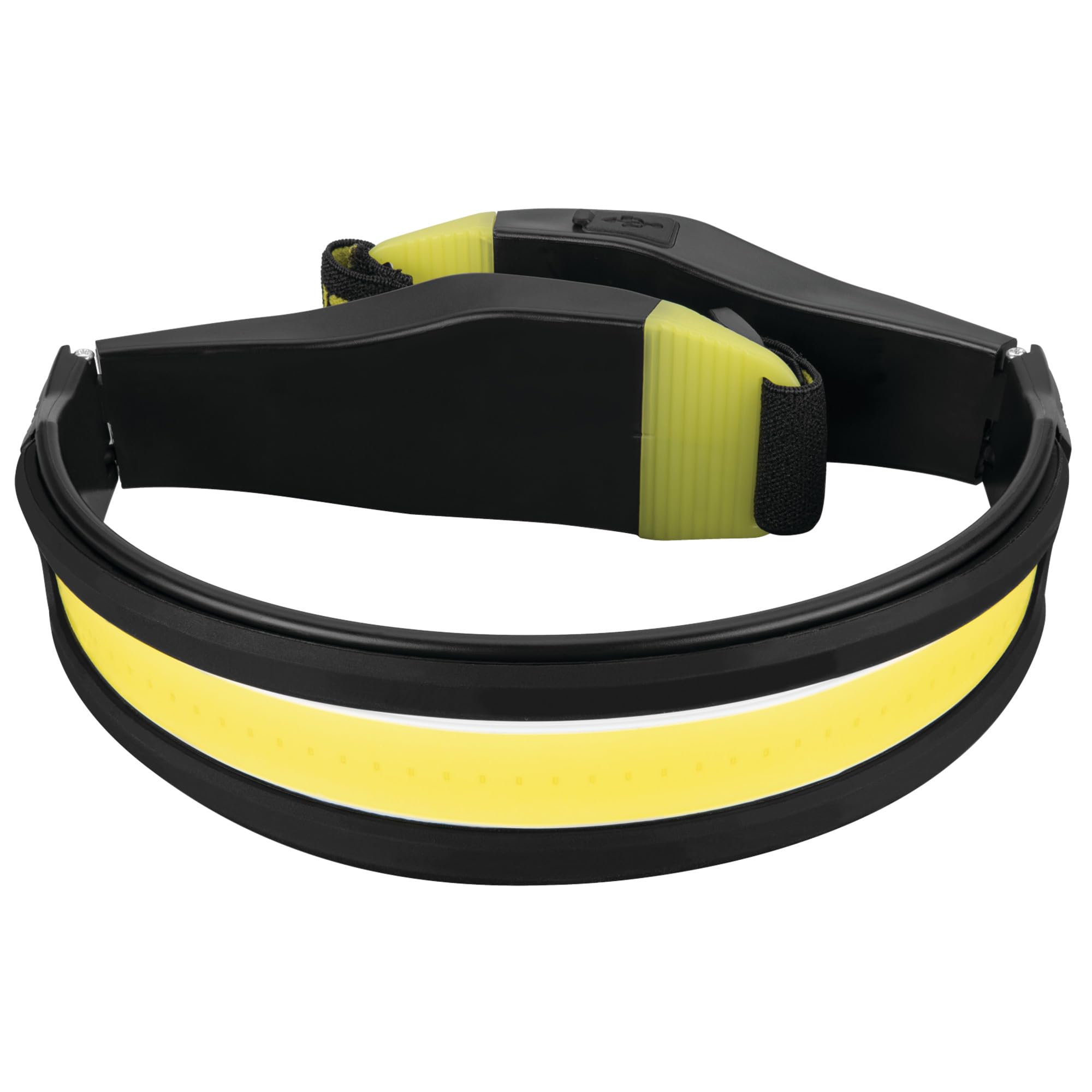 Firepoint Performance Tool W2690 600LM Li-Ion LED Folding Headlamp, USB-C Charging, Adjustable Strap, Motion Sensor, Dimmable, Foldable Frame, Black/Green