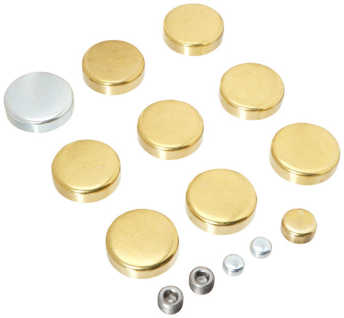 Brass Freeze Plug Kit Milodon for Pontiac V8