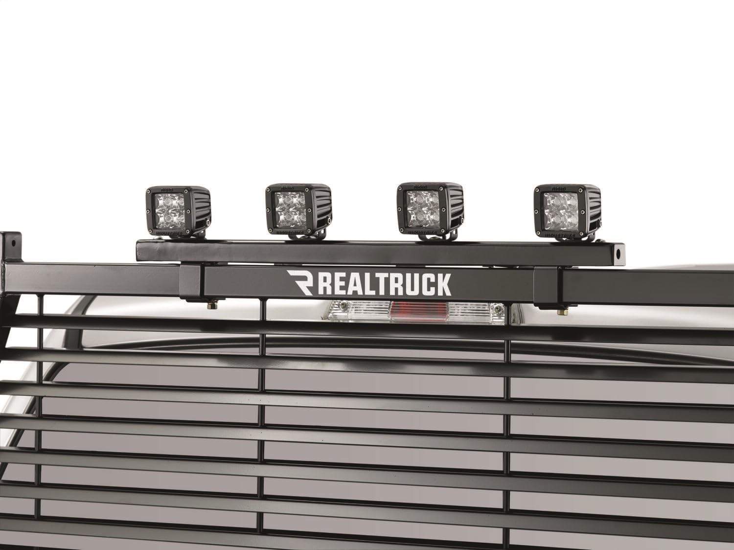 RealTruck BACKRACK Off-Road Light Bracket | Black, No Drill | 42005 | Universal w Frame's
