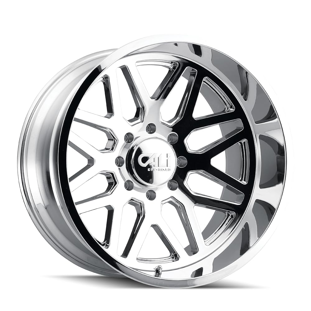 Cali Invader Off-Road Chrome Wheel (20 x 10. inches /8 x 165 mm, 25 mm Offset)
