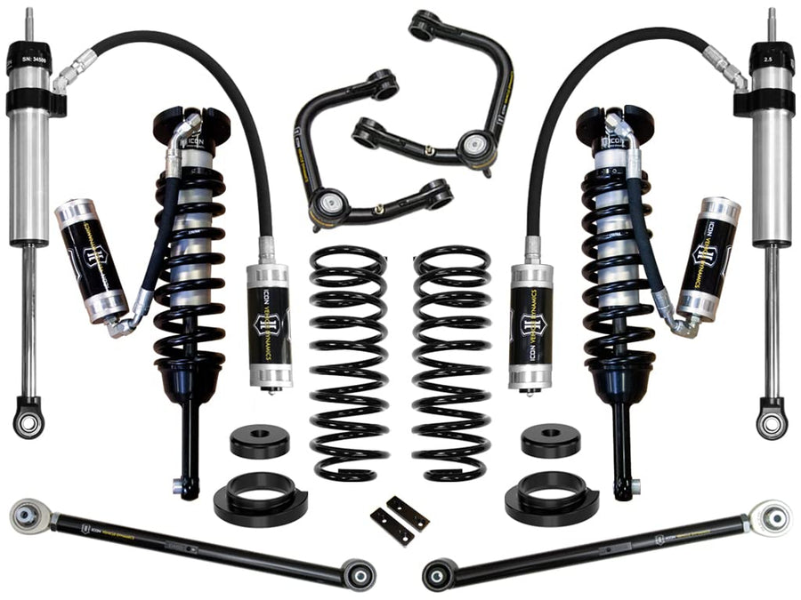 0-3.5" Lift, ICON Stage 5 Suspension System, Tubular UCA, Compatible with 2003-09 Lexus GX470, K53175T