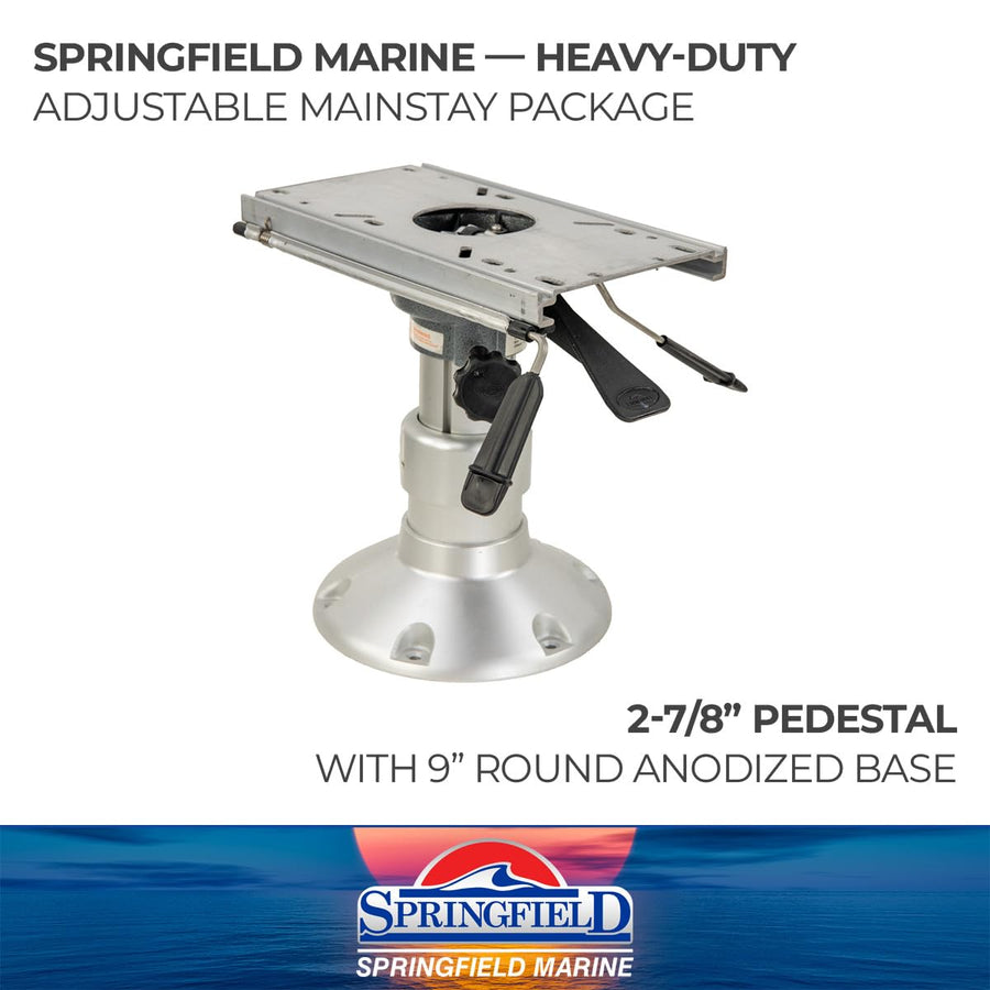 Heavy-Duty Springfield Mainstay Adjustable Pedestal - 10" to 12" 1250456-L