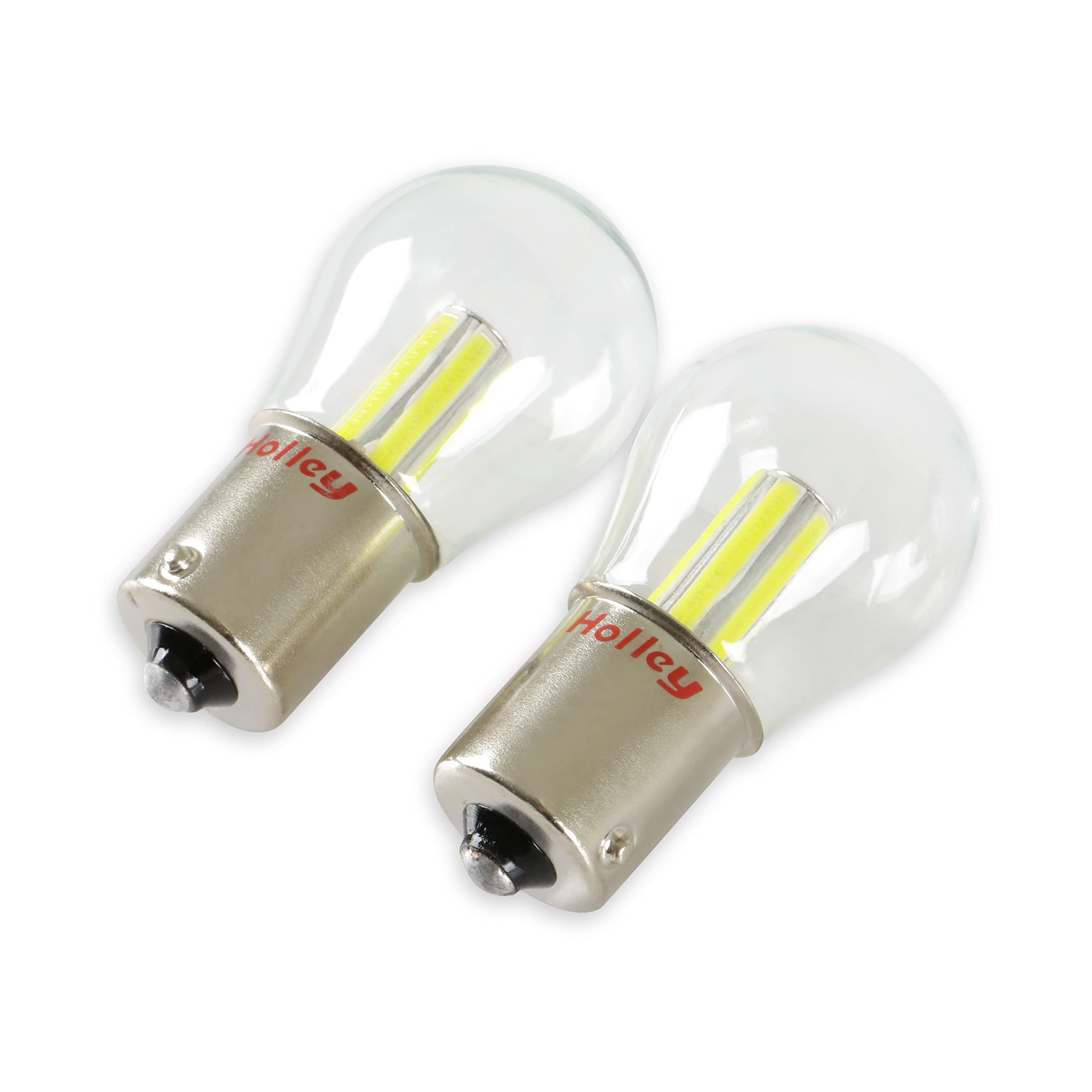 Holley HLED04 RetroBright LED Bulbs - Turn Signal 1156 - Modern White - Pair