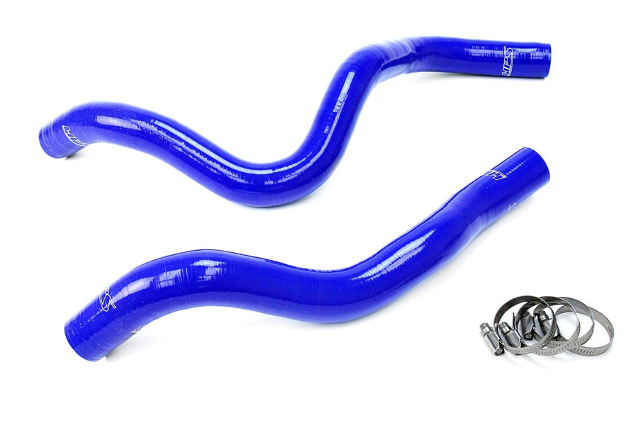HPS Silicone Blue Radiator Hose Kit Coolant OEM Replacement Upper Lower Compatible for Honda 2016-2020 Pilot 2017-2019 Ridgeline 3.5L V6 with 6AT, 57-1677-BLUE