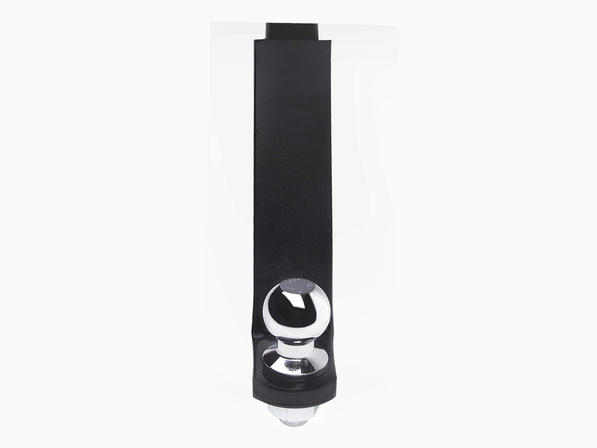 8" Drop Down Armordillo Loaded Ball Mount Trailer Tow Hitch with 2" Receiver Tube Universal Fit - Black