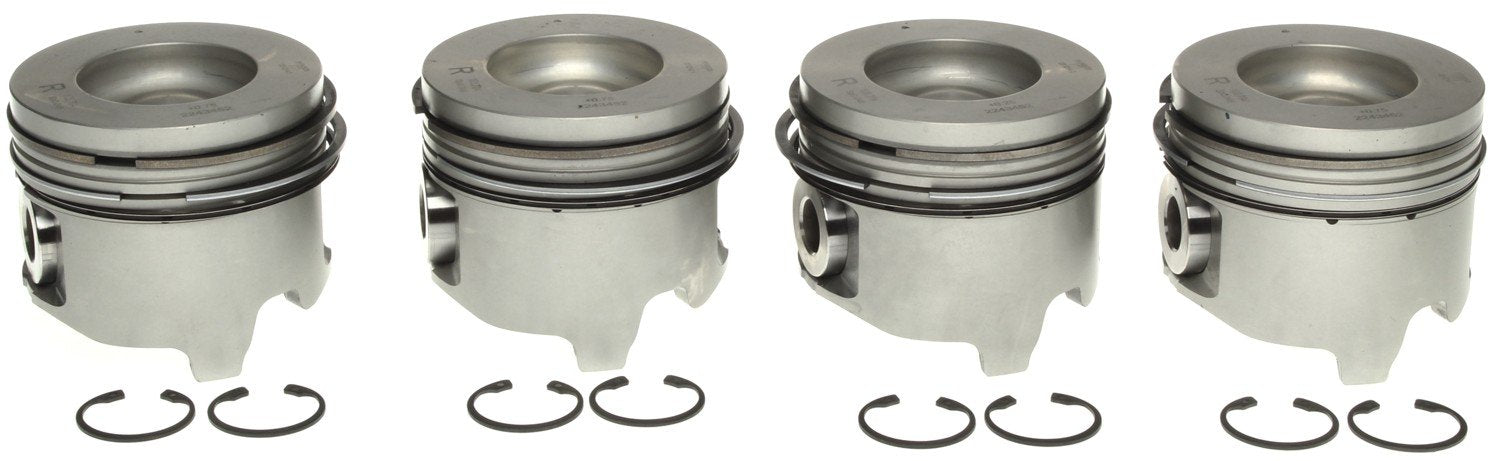 MAHLE 224-3452WR.030 Original Chevrolet/GMC 6.6L Duramax LB7 & LLY Right Bank Piston (0.030", Includes Rings), 1 Pack