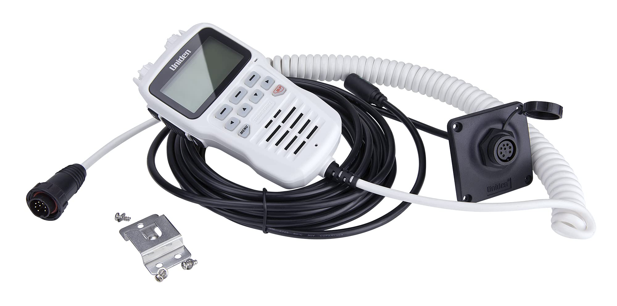 UM725 Series Marine VHF Radios Uniden UMRMIC Remote Microphone - White