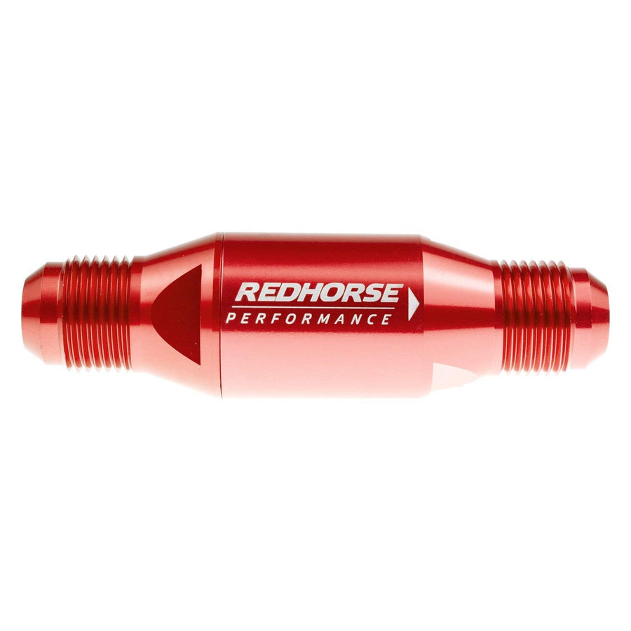 Performance Redhorse 4152-10-3 Inlet Outlet AN One Way Check Valve (Red), 1 Pack