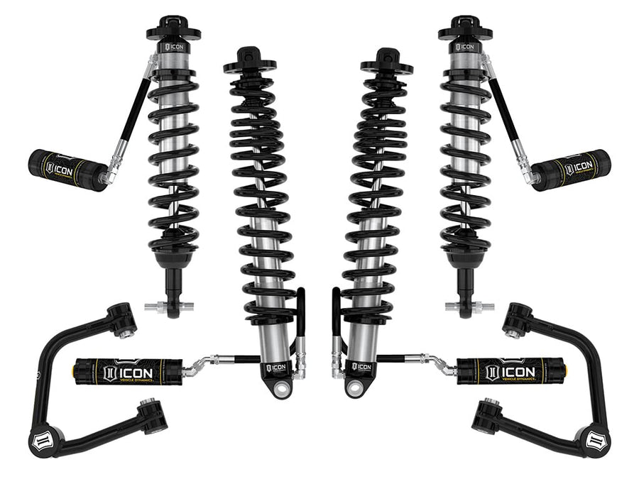 3-4" Lift Icon Vehicle Dynamics Stage 4 Suspension System, Tubular UCA, Compatible with 21-22 Bronco Non-Sasquatch, K40004T