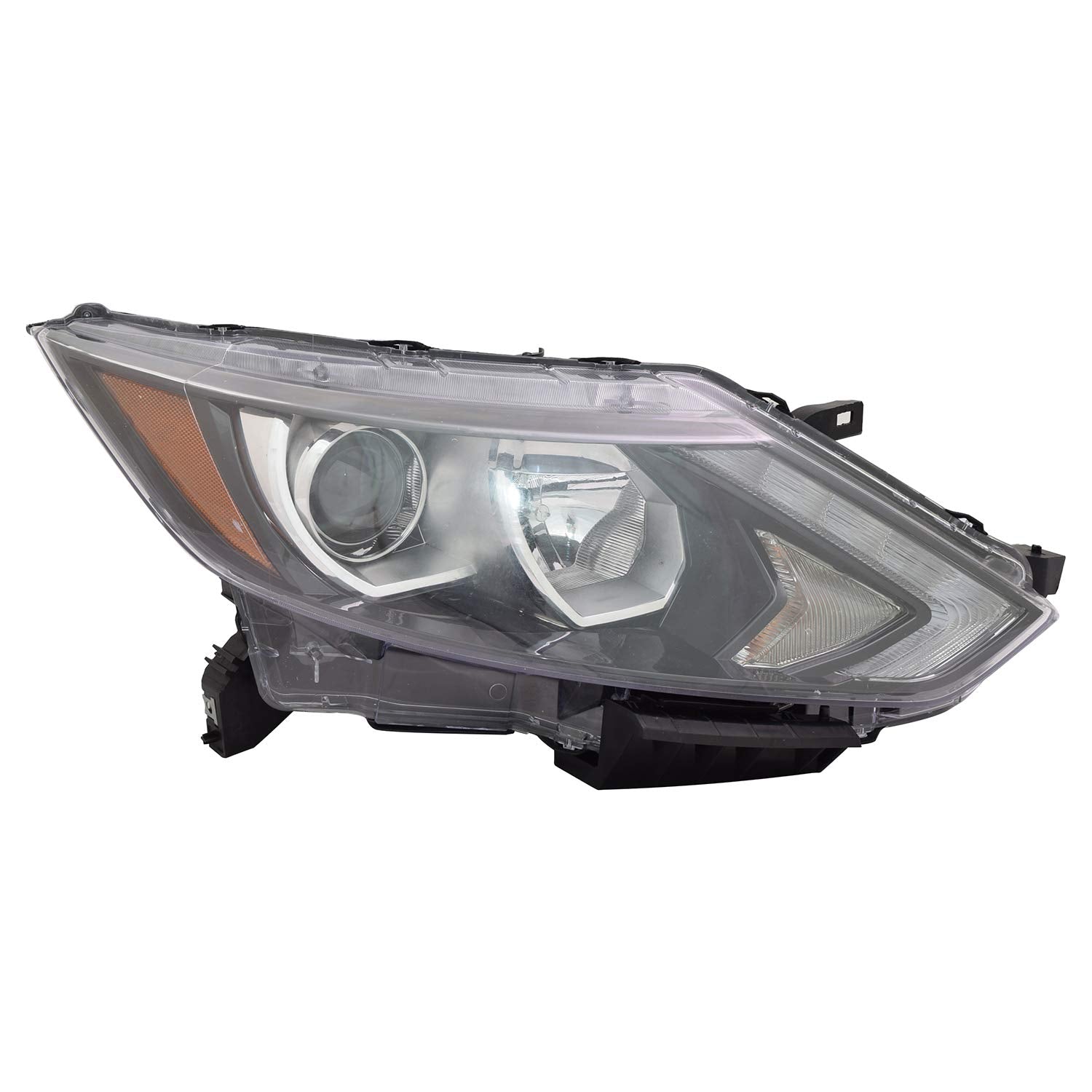 Right TYC Headlight Assembly Compatible with 2017-2019 Nissan Rogue