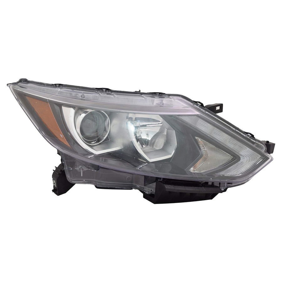 Right TYC Headlight Assembly Compatible with 2017-2019 Nissan Rogue