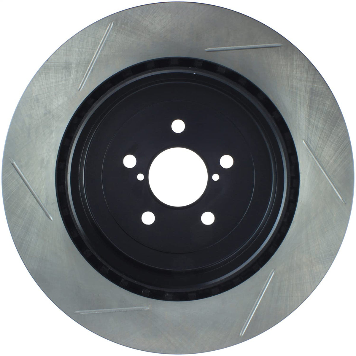 StopTech 04 STi Rear Left Slotted Rotor Power Slot