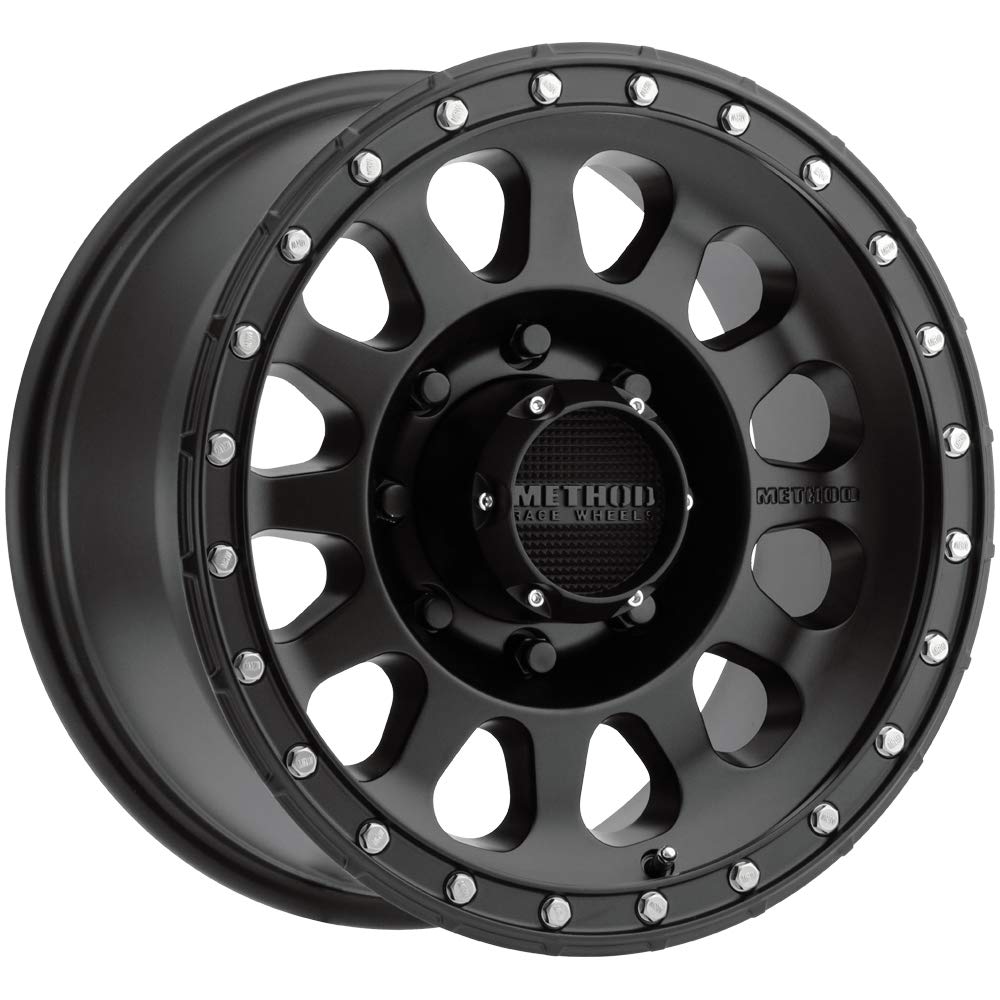 Black Method Race Wheels Wheel with Matte (20 x 10. inches /8 x 170 mm, -18 mm Offset)