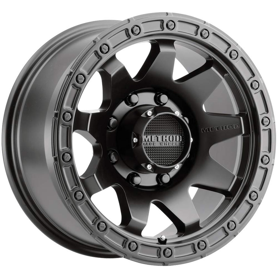 Method 317 Race Wheels Custom Wheel - 18x9, 18 Offset, 8x170 Bolt Pattern, 130.81mm Hub - Matte Black Rim