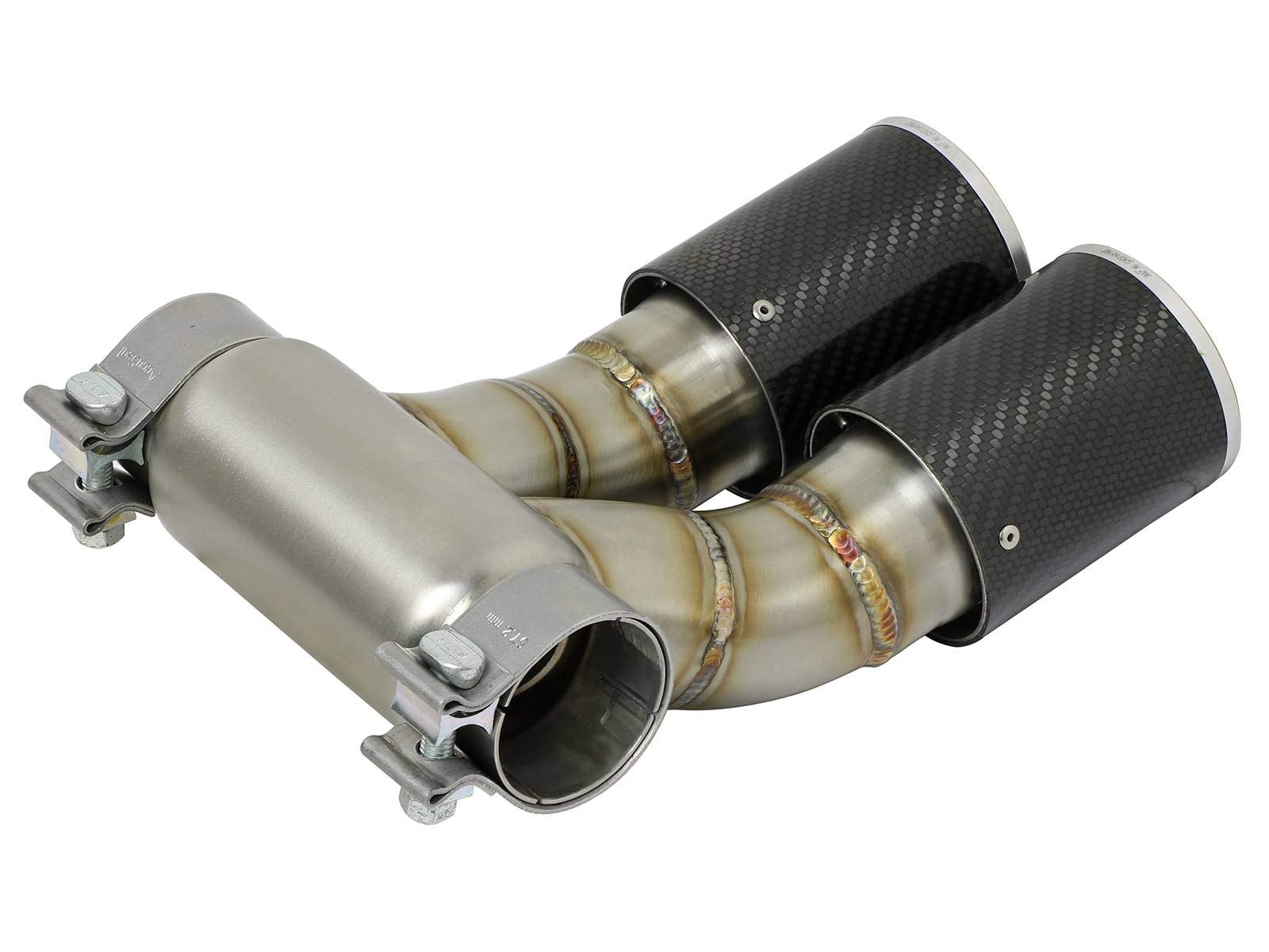 304 SS aFe Power Carbon Fiber Exhaust Tip for Porsche Cayman S/Boxster S 49C36413-C