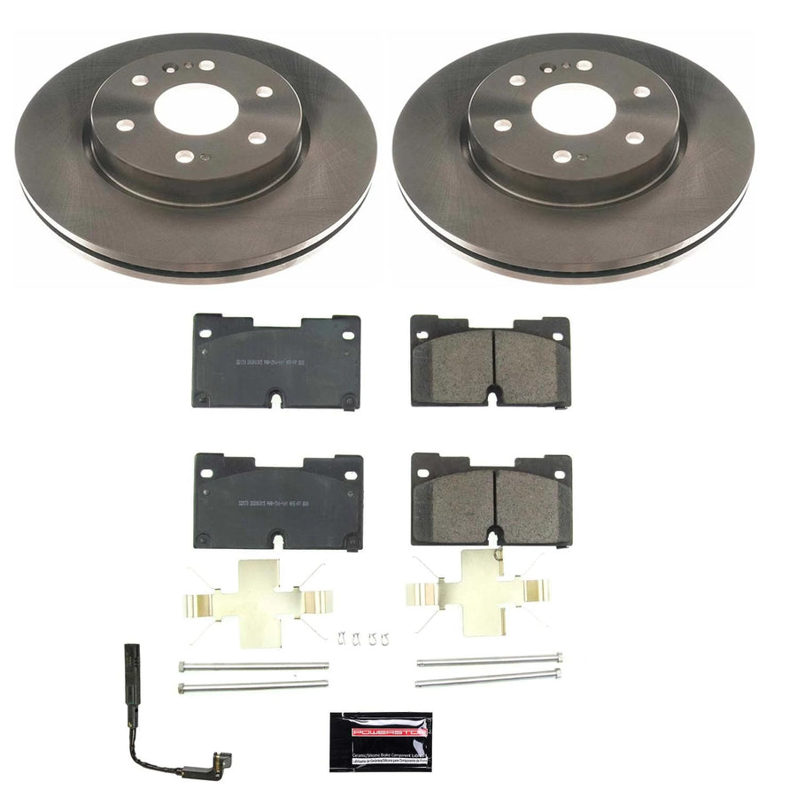 Power Stop Autospecialty KOE8172 Front Replacement Brake Kit-OE Brake Rotors & Ceramic Brake Pads