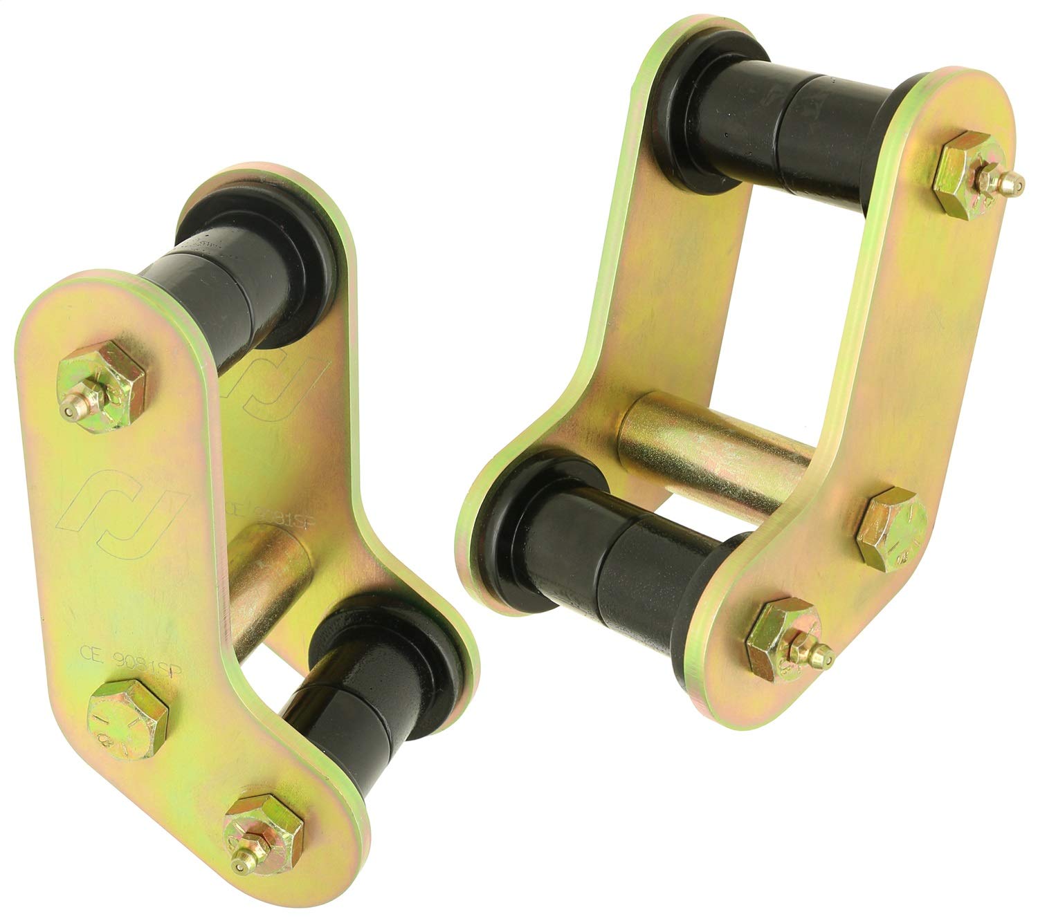 Boomerang RockJock CE-9081P Leaf Spring Shackle Kit Fits 87-95 Wrangler (YJ)