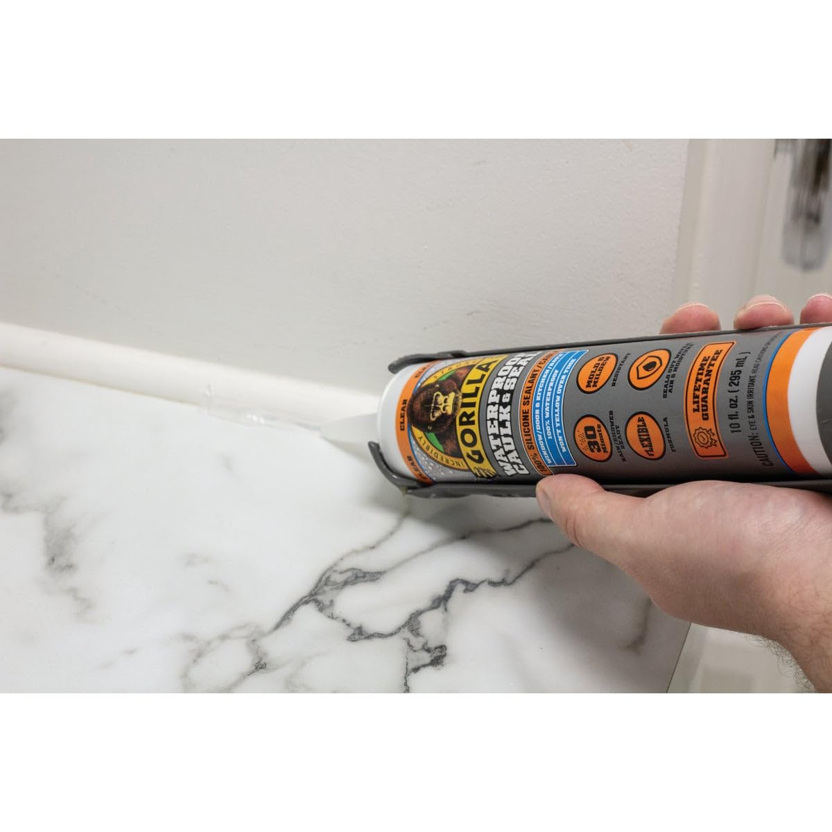 10 Oz. Clear Gorilla Caulk & Seal - 1 Each
