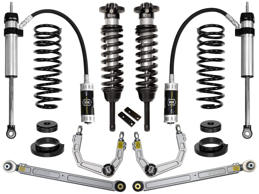0-3.5" Lift, ICON Stage 4 Suspension System, Billet UCA, Compatible with 2003-09 Lexus GX470, K53174