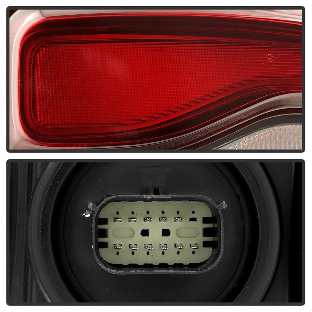 Dodge Ram 2500 Spyder (POE) 19-24 w/Blind Spot Detection Ready (No Module) Black Bezel LED Tail Light - OE Right