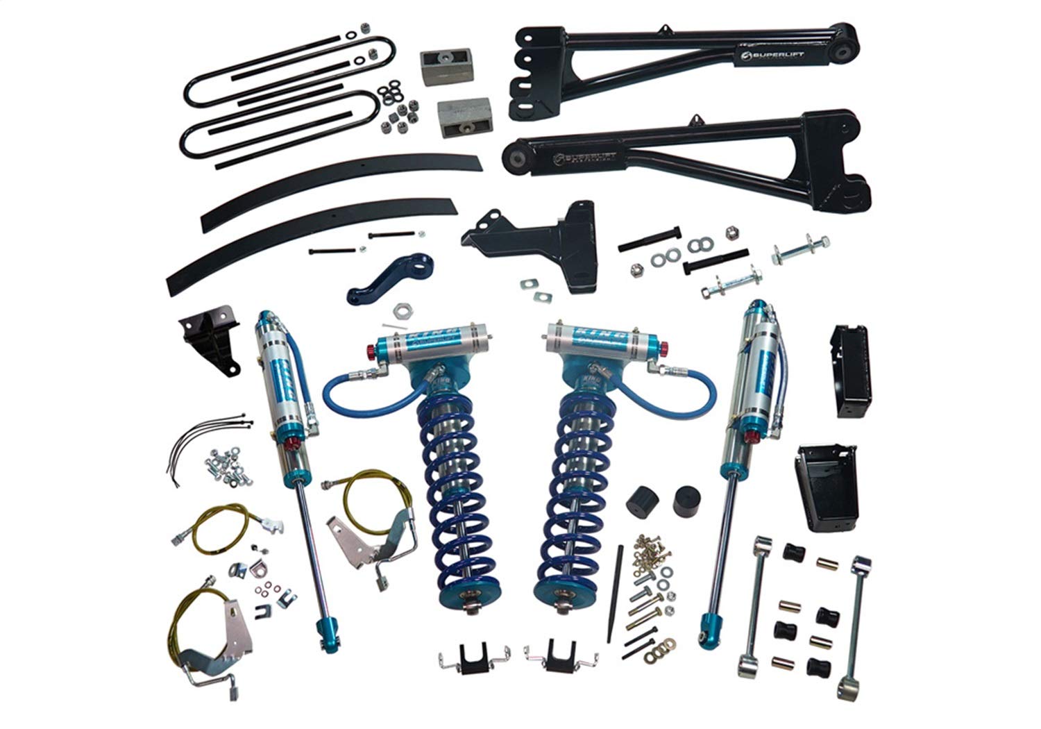 SUPERLIFT SUSPENSION RealTruck 8" Lift Kit for Ford F-250/F-350 | Complete Lift Kit with King 2.0 Coilovers and Replacement Radius Arms | K985KG | Fits 2008-2010 Ford F-250 / F-350
