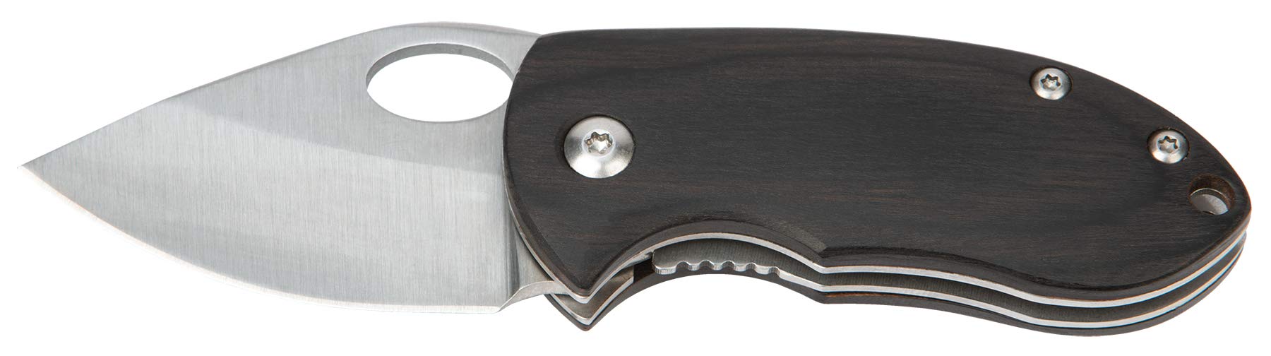 W9370 Performance Tool Hardwood Handled Pocket Knife with Clip Point Blades and Blade Lock Mechanism - Ideal for Mechanics, Campers, and Sportsmen (2 Pieces)
