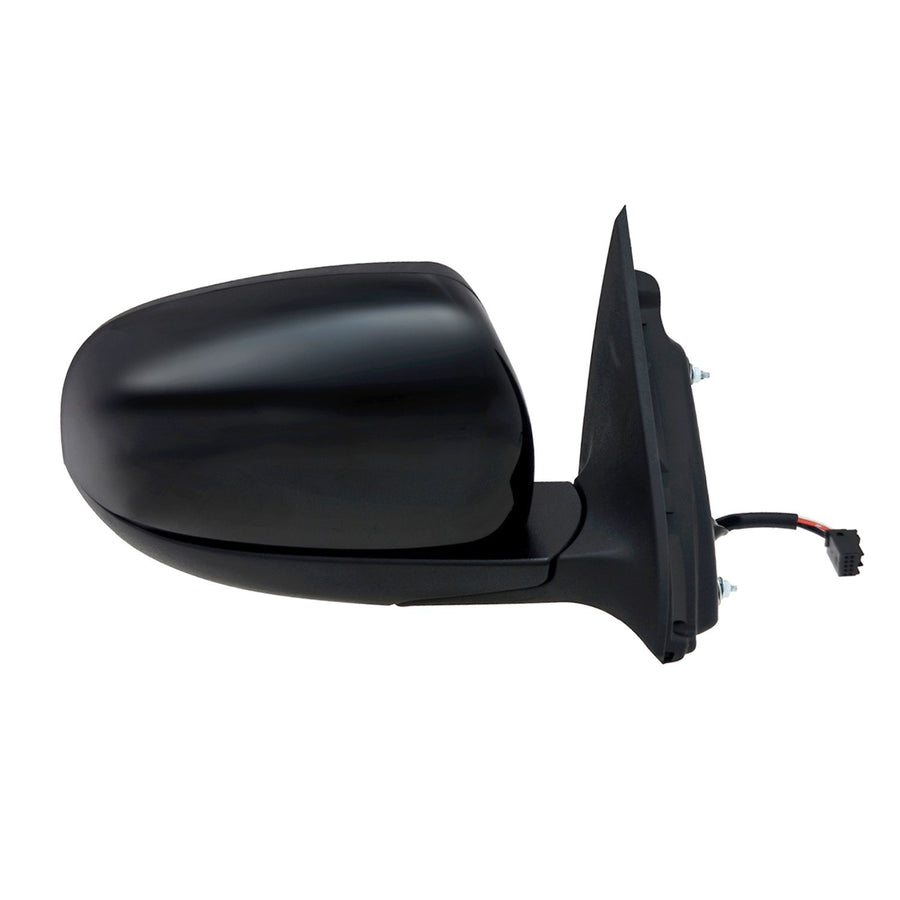 Passenger Side Fit Mirror for Jeep Cherokee, Code GTF, Textured Black w/PTM Cover, Foldaway, w/o Memory, Power