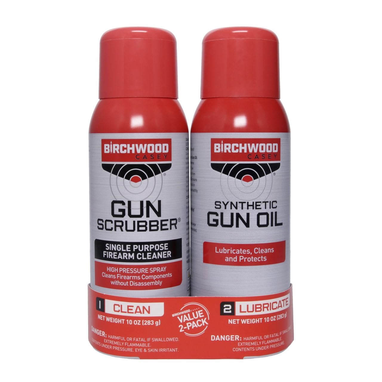 Birchwood Casey Gun Scrubber 10 oz Synthetic Gun Oil COMBO 10oz Value Pack, Multi, One Size US