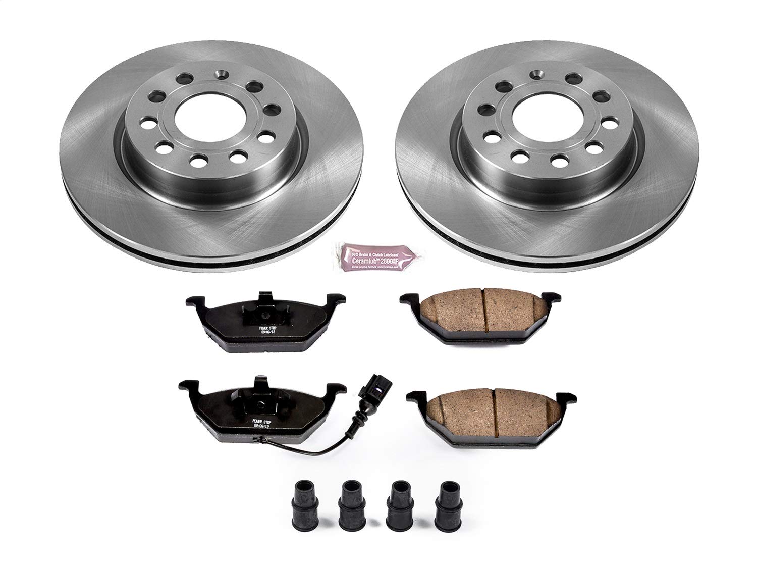 Power Stop Autospecialty KOE6836 Front Replacement Brake Kit-OE Brake Rotors & Ceramic Brake Pads