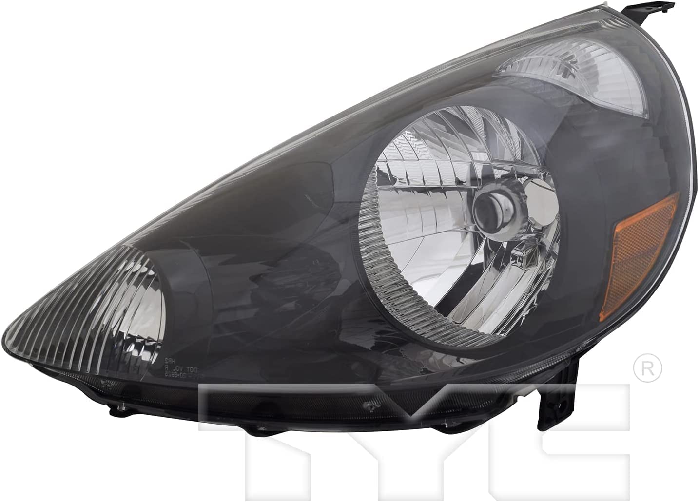 Left TYC Headlight Assembly Compatible with 2007-2008 Honda FIT