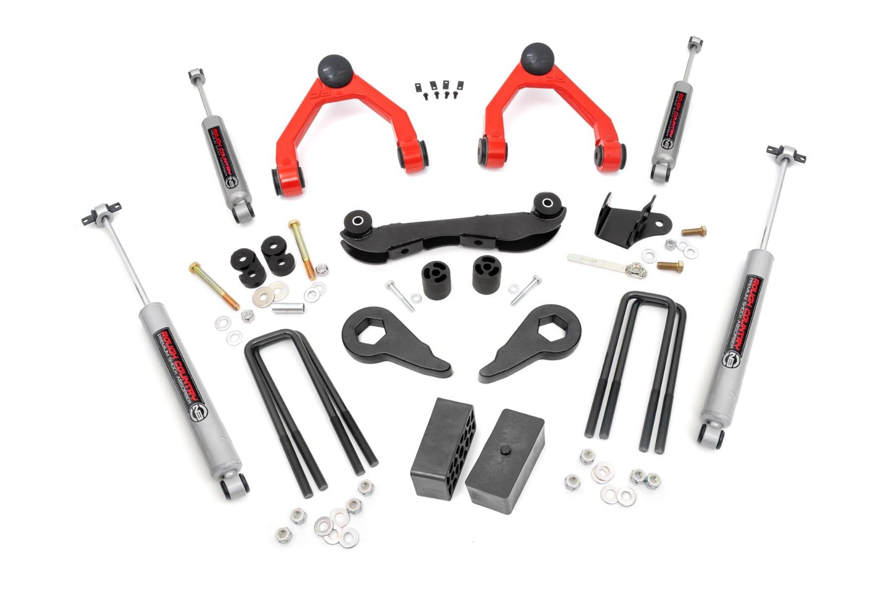 Rough Country 2-3" Lift Kit for 88-98 C/K1500 Chevy/GMC Truck/SUV - 16530RED