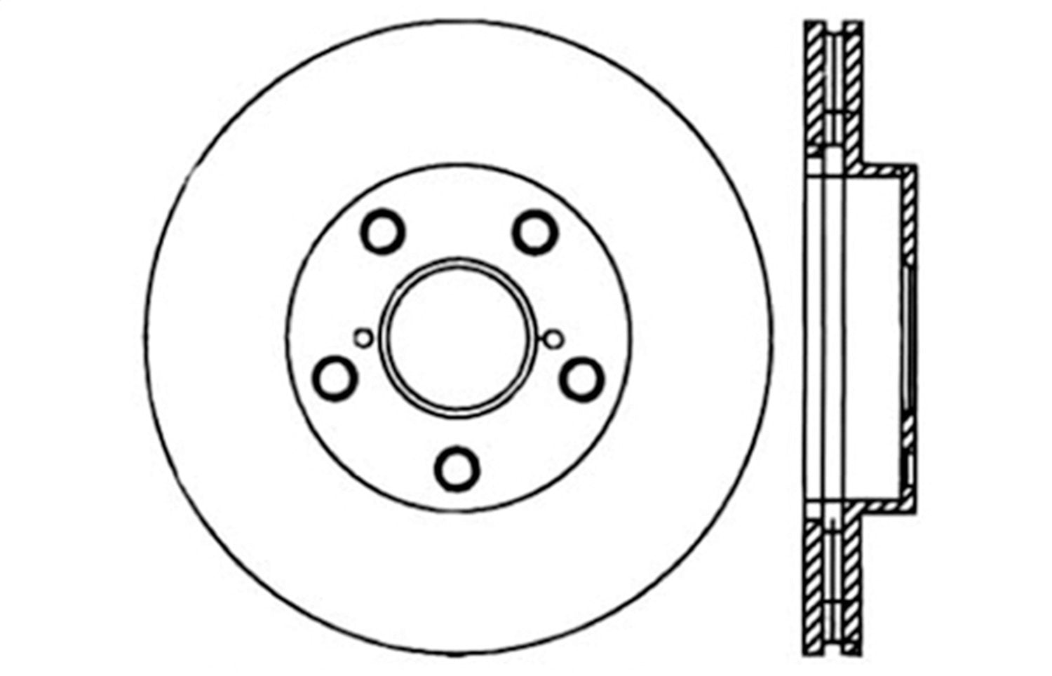 Sport Drilled/Slotted Brake Rotor StopTech 127.44121L (Front Left), 1 Pack