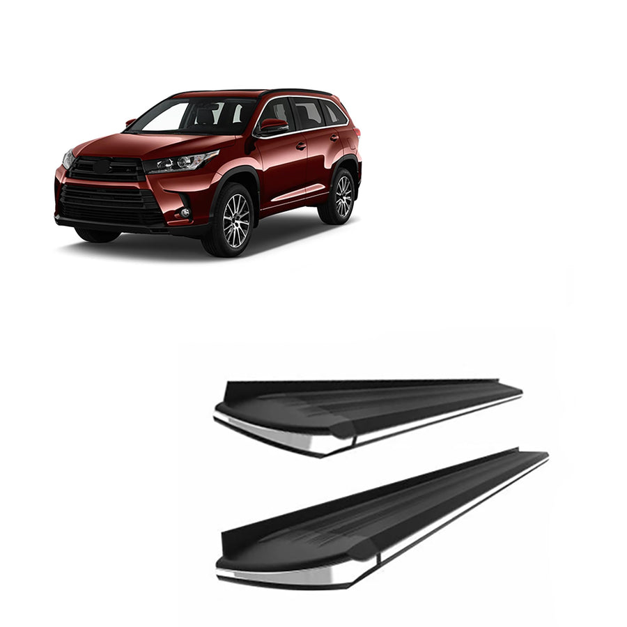 Exceed Black Horse Running Boards Compatible with 2014-2019 Toyota Highlander-EX-TYHG-BC-14