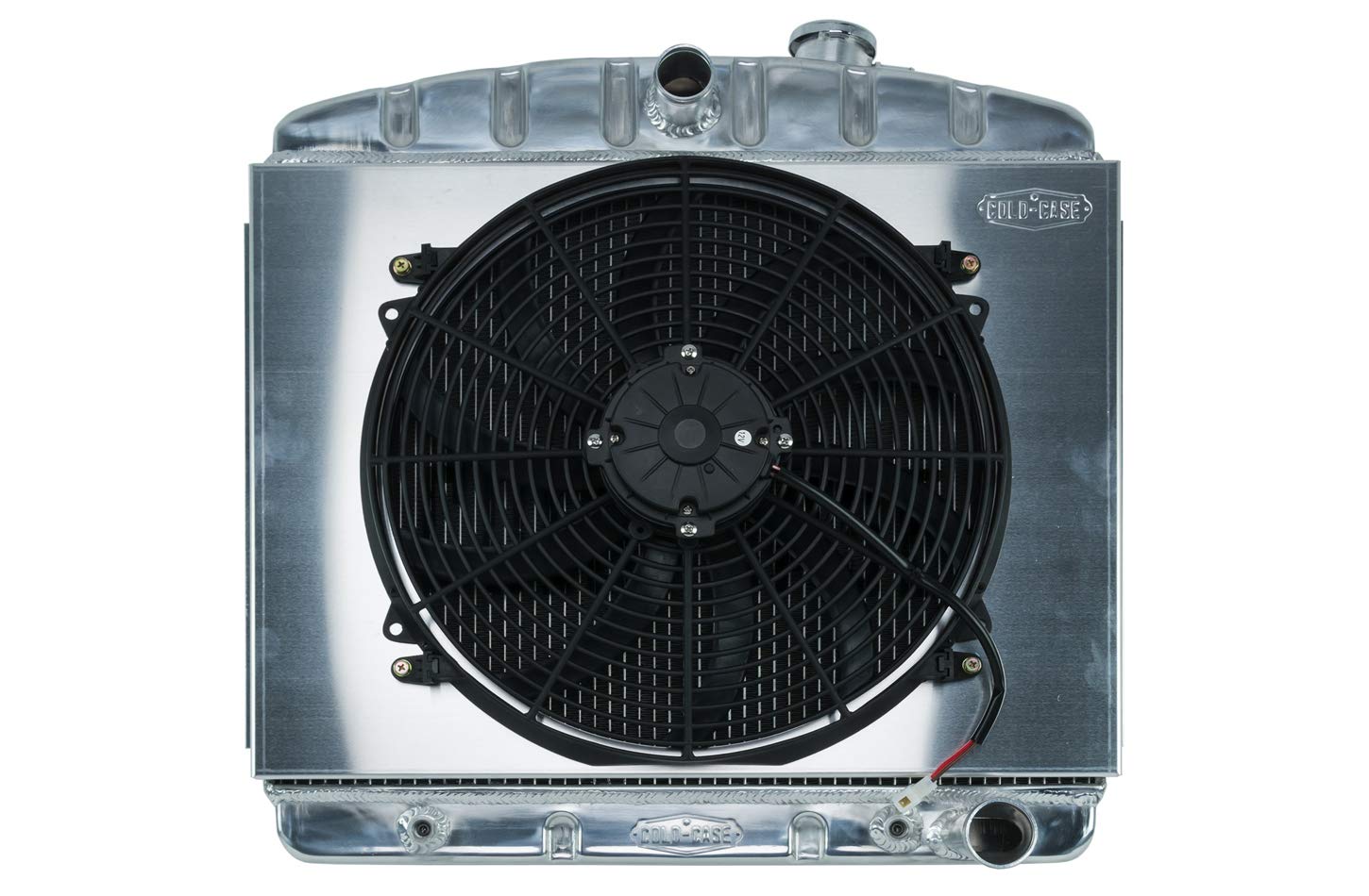 55-57 Tri-5 Chevy Radiator and COLD - CASE 16in Fan Kit