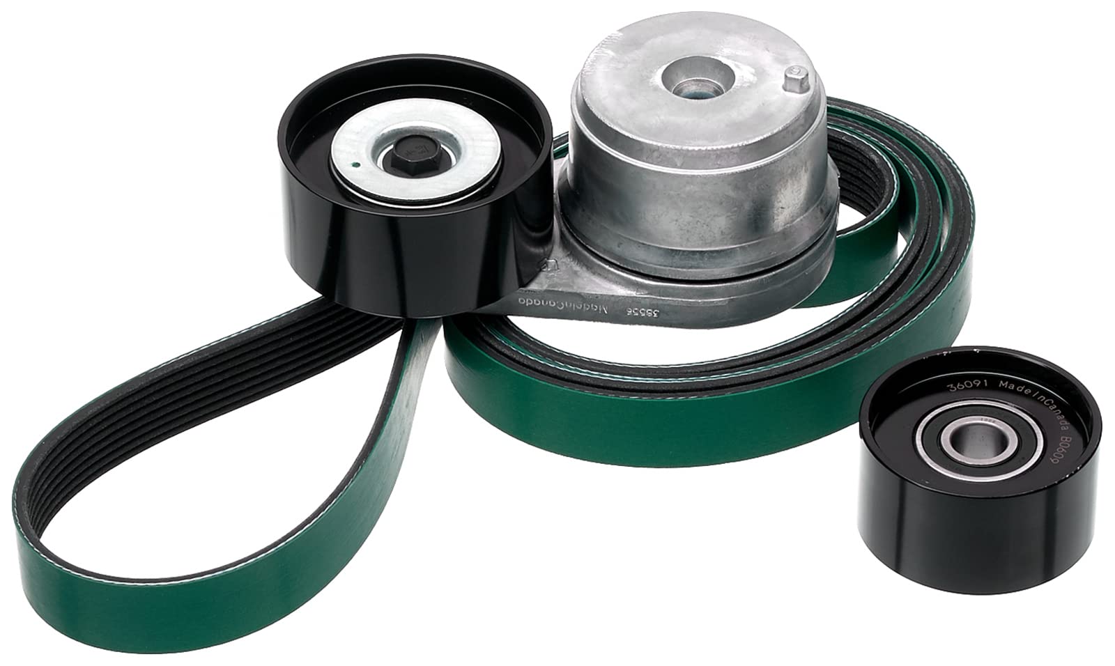 FleetRunner Gates 90K-38556HDD Heavy-Duty Serpentine Belt Drive Component Kit