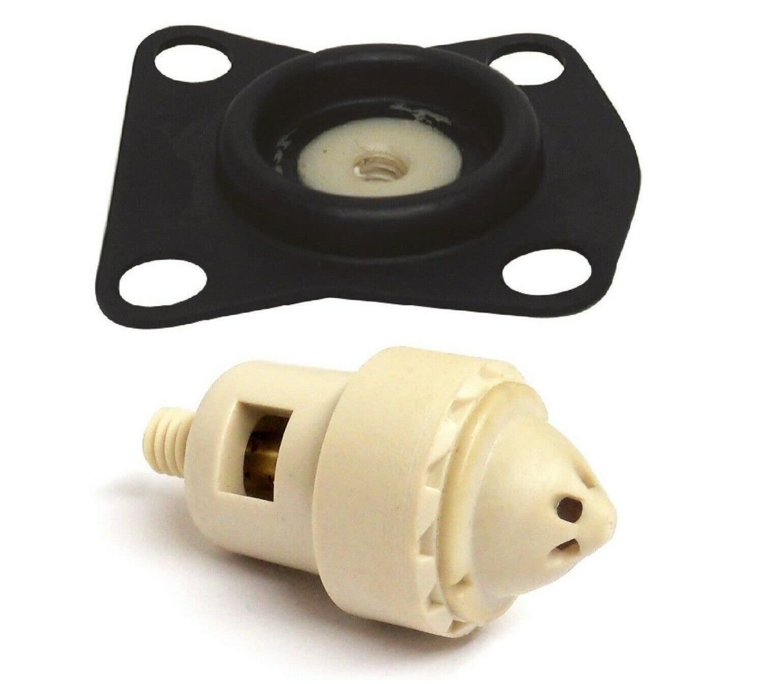 Marine Products Engineered Thermostat & Valve Diaphragm for Johnson Evinrude 3 Cylinder 1986-1992, V4, V6 & V8 90 Degree Looper 1985-1993, Replaces 434137 & 394409