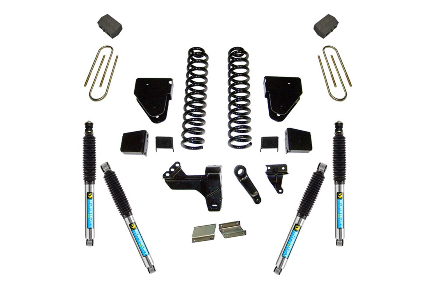 K878B | Superlift | 6" Lift Kit - Complete Lift Kit with Front & Rear Bilstein 5100 Series Shocks | Fits 2011-2016 Ford F-250 / F-350 4WD Diesel
