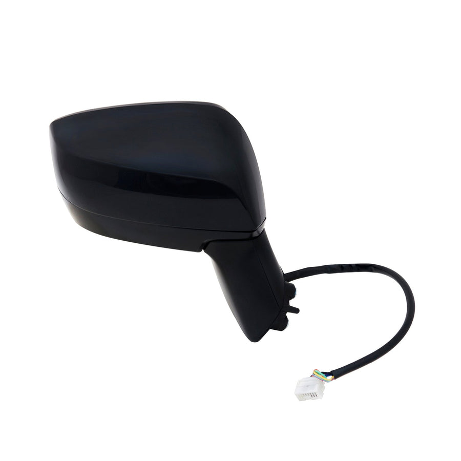 Mirror Passenger Side for Subaru Outback/Legacy, Textured Black w/PTM Cover, Foldaway, w/o Blind spot Detection, w/o Chrome Trim Level, Heated Power