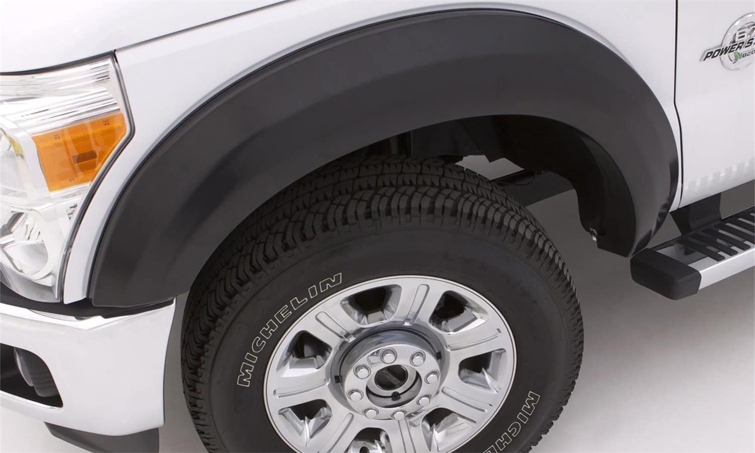 Lund Elite Series EX311T Black Extra Wide Style Textured Front and Rear Fender Flare - 4 Piece