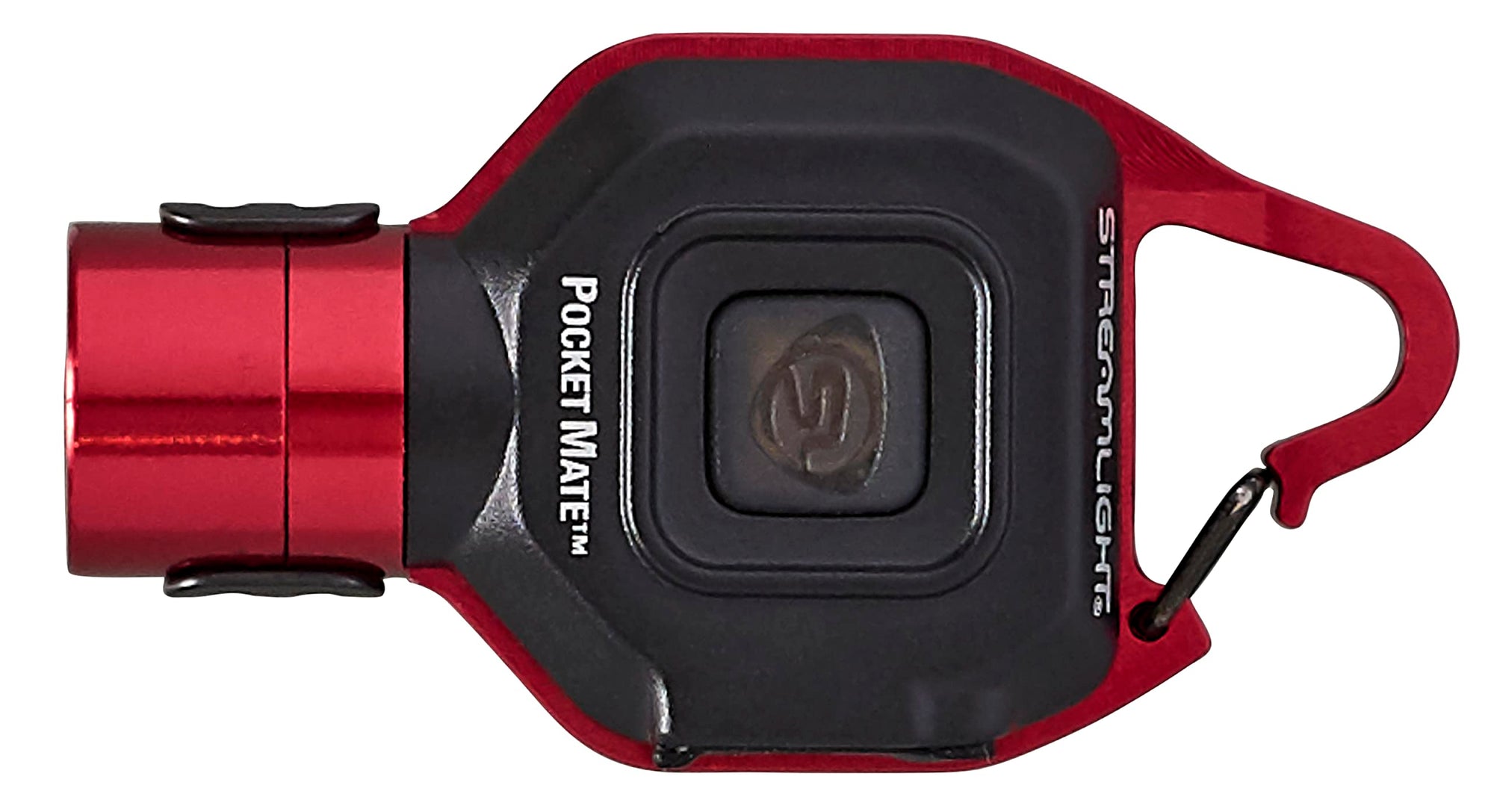 Streamlight Pocket Mate 73301 325-Lumen Keychain/Clip-on USB Rechargeable Flashlight, Red
