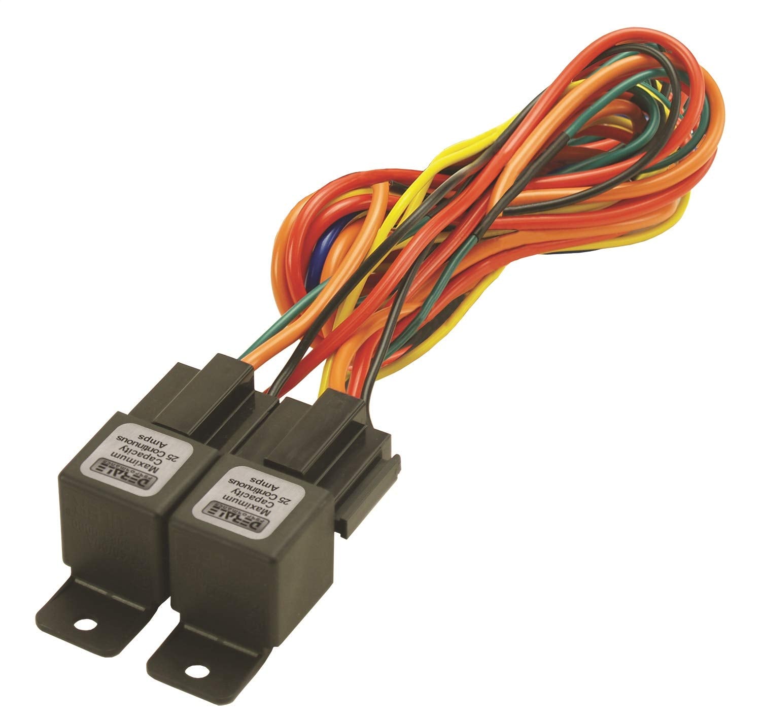 Black Derale 16765 Electric Fan Dual Relay Wire Harness