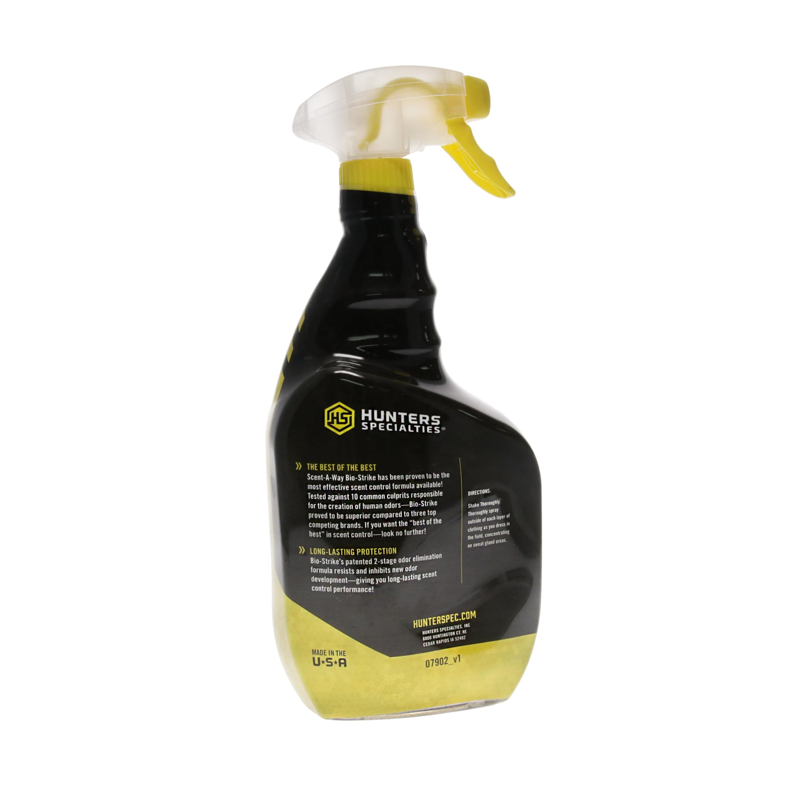 Scent-A-Way Bio-Strike Odorless Spray Hunters Specialties | Hunting Scent Eliminator - Cover Scent for Deer Hunting - 24 OZ