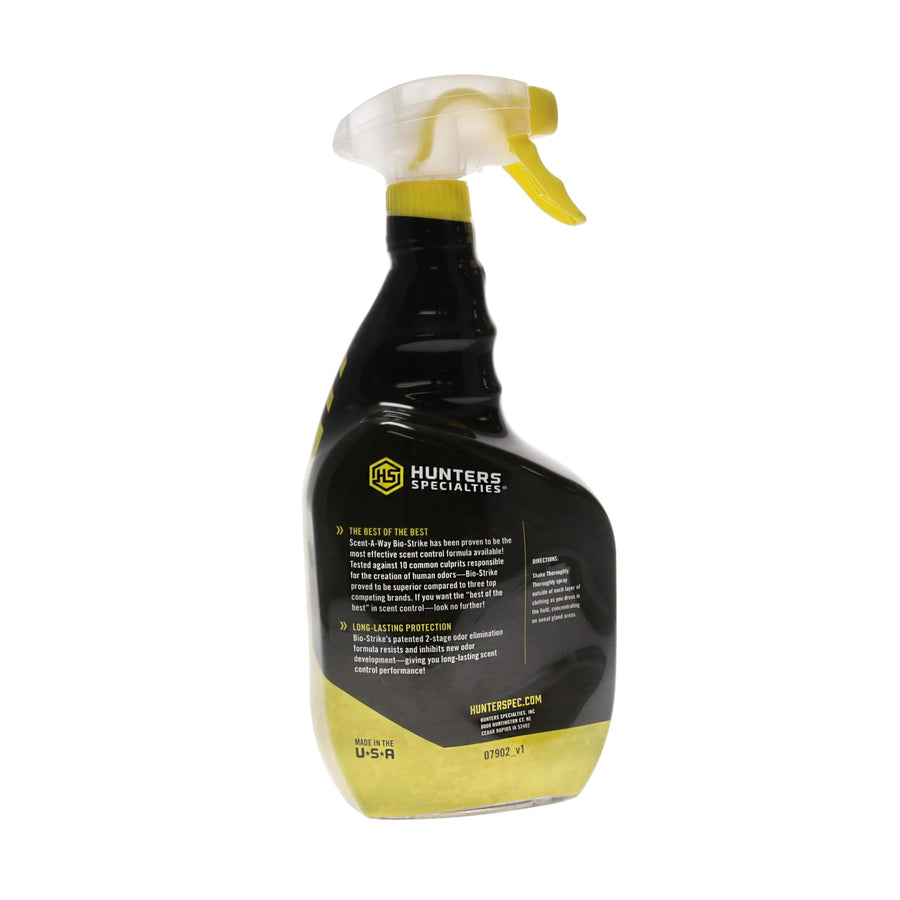 Scent-A-Way Bio-Strike Odorless Spray Hunters Specialties | Hunting Scent Eliminator - Cover Scent for Deer Hunting - 24 OZ