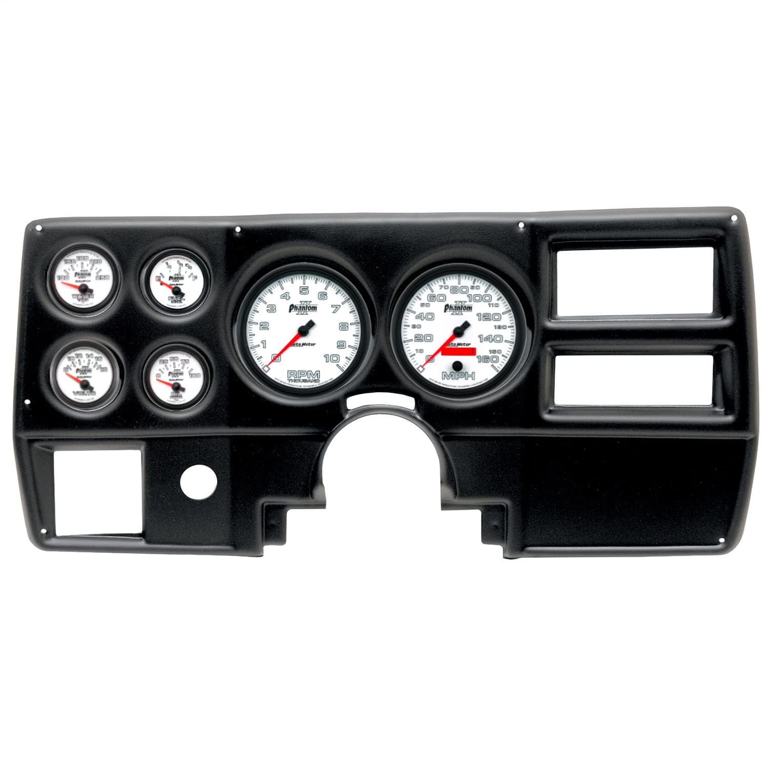 AutoMeter Dash Kit Direct Fit, (5" X2, 2 1/16" X4), Chevy/Gmc Truck Ac 84-87, Phantom Ii (2923-10)