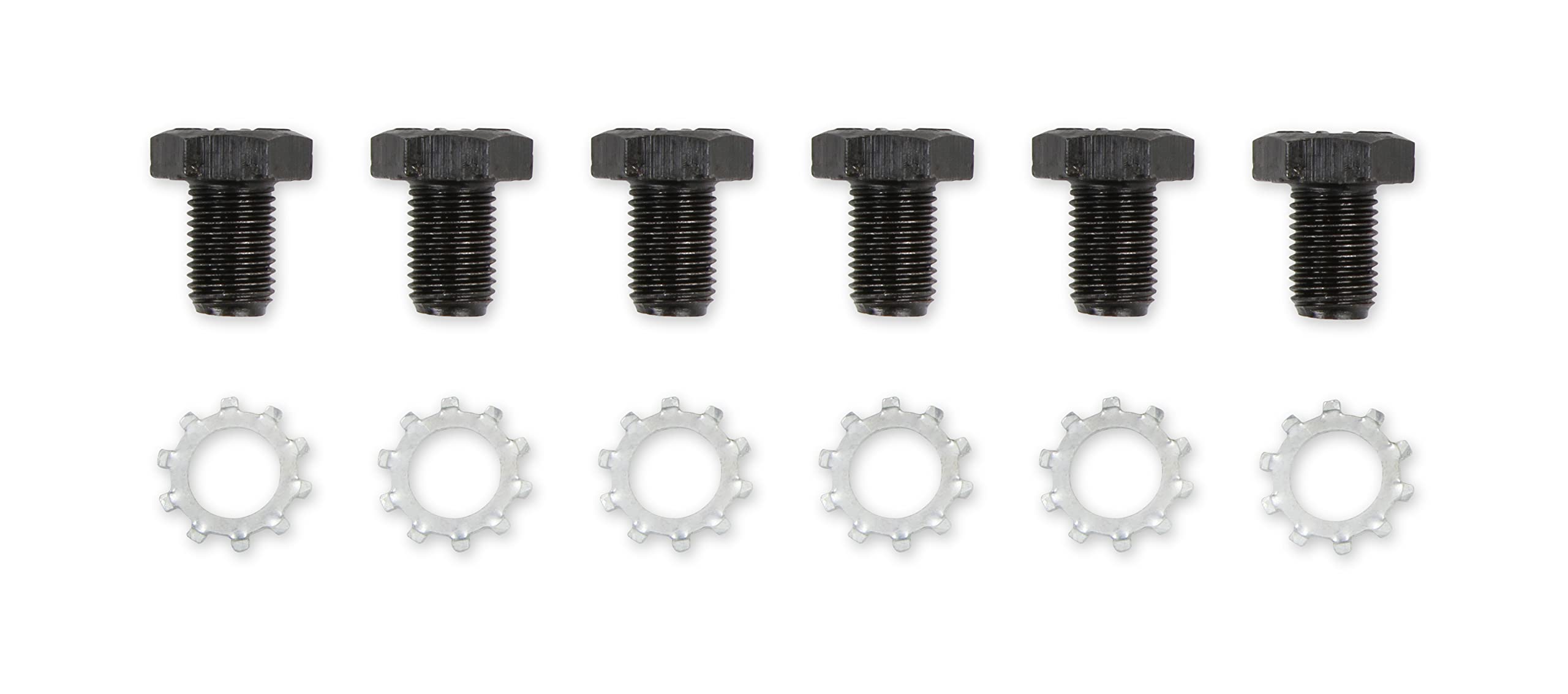 Flexplate Mr. Gasket, Bolts Gr.8 Gm, Black