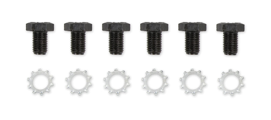 Flexplate Mr. Gasket, Bolts Gr.8 Gm, Black