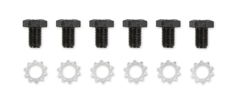Flexplate Mr. Gasket, Bolts Gr.8 Gm, Black