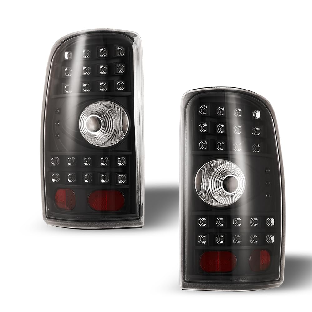 Winjet LED Tail lights for [2000 2001 2002 2003 2004 2005 2006 Suburban/Tahoe/Yukon] Street Series
