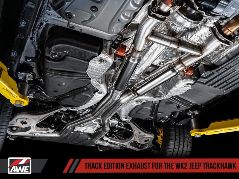 2020 Jeep Grand Cherokee AWE Tuning SRT/Trackhawk Track Edition Exhaust - Use w/Stock Tips - 3020-31023